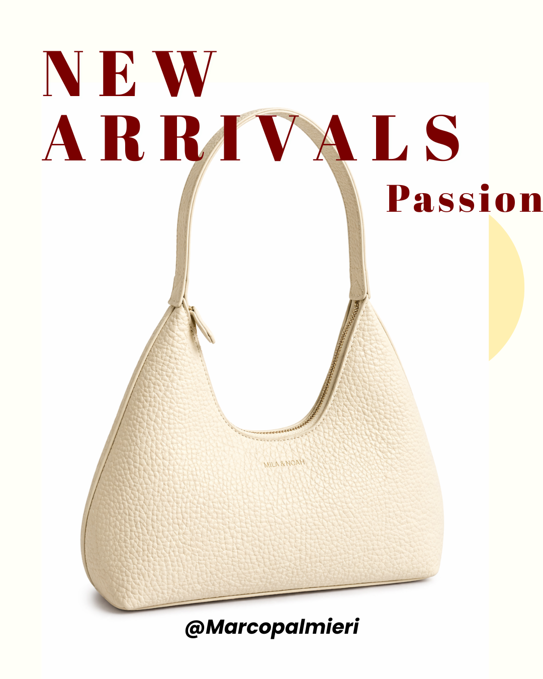 PASSION – Sac Épaule Chic Intemporel
