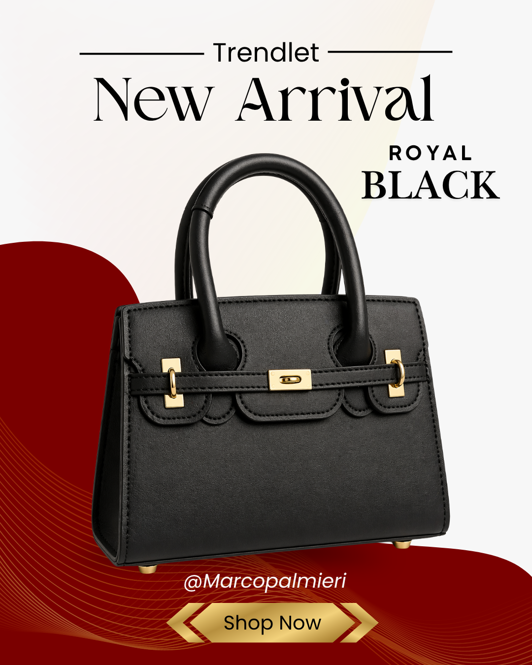 ROYAL BLACK – Sac Élégance Premium