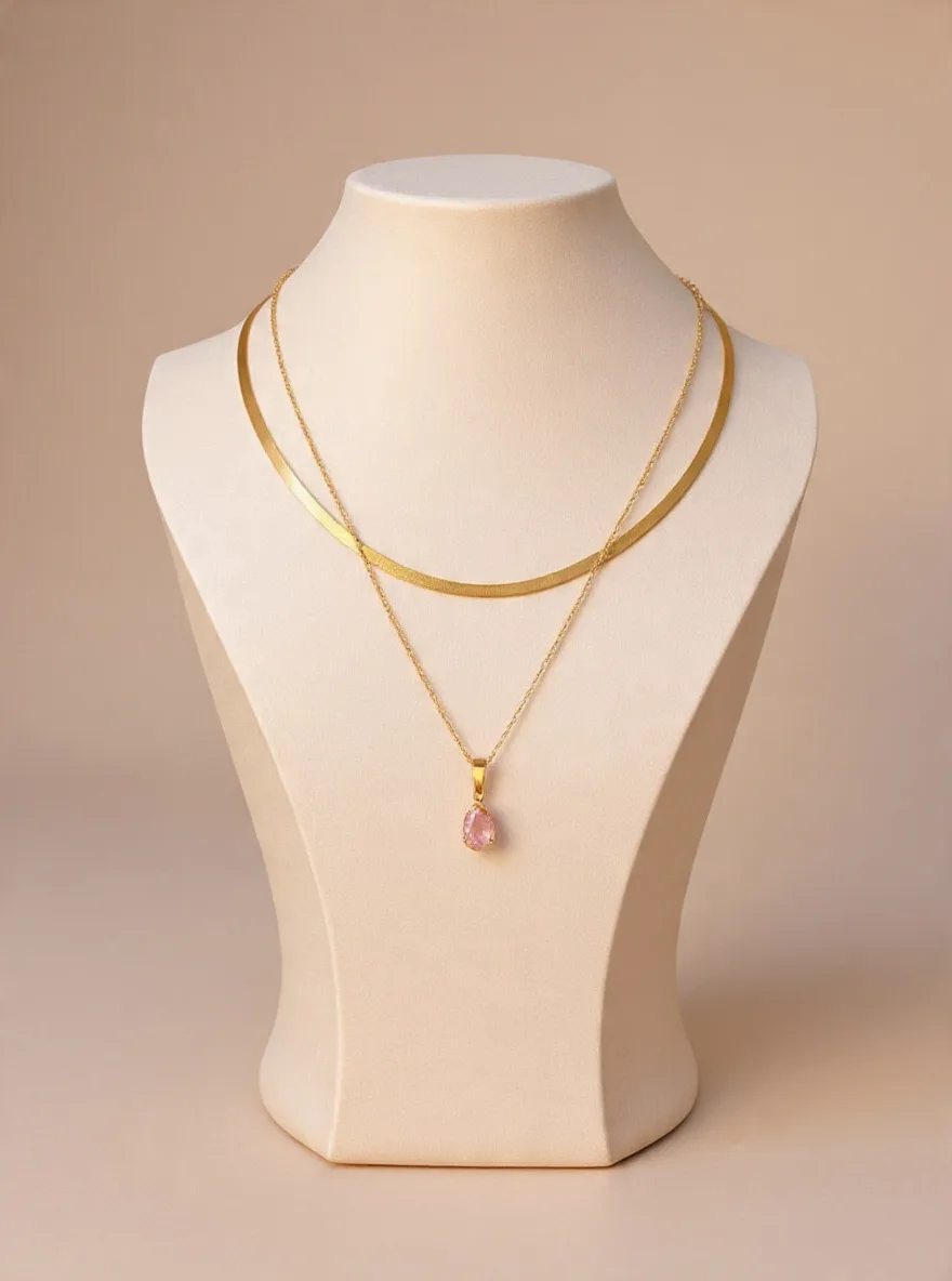 Collier "Goutte d'Orient" – Acier 316L (Édition Limitée 2026)
