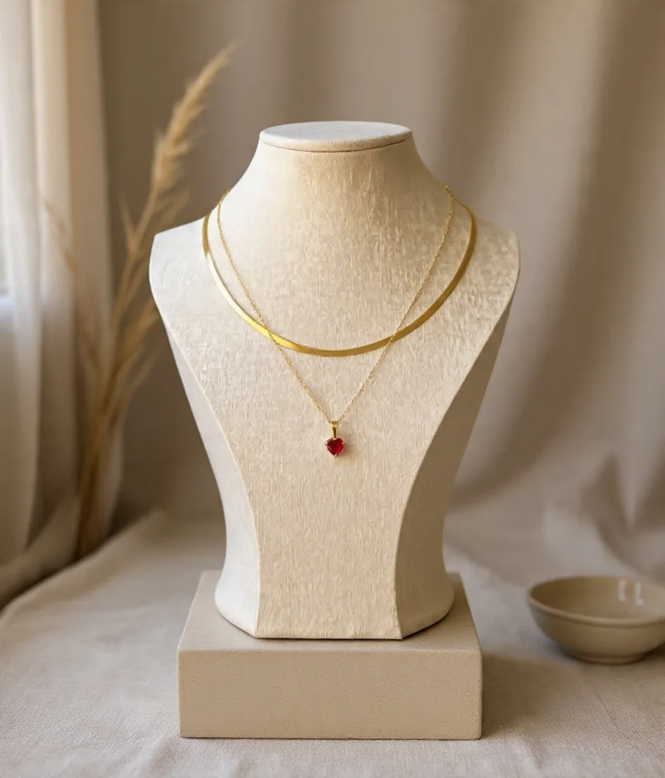 Collier "Cœur Éternel" – Acier 316L (Collection 2026)