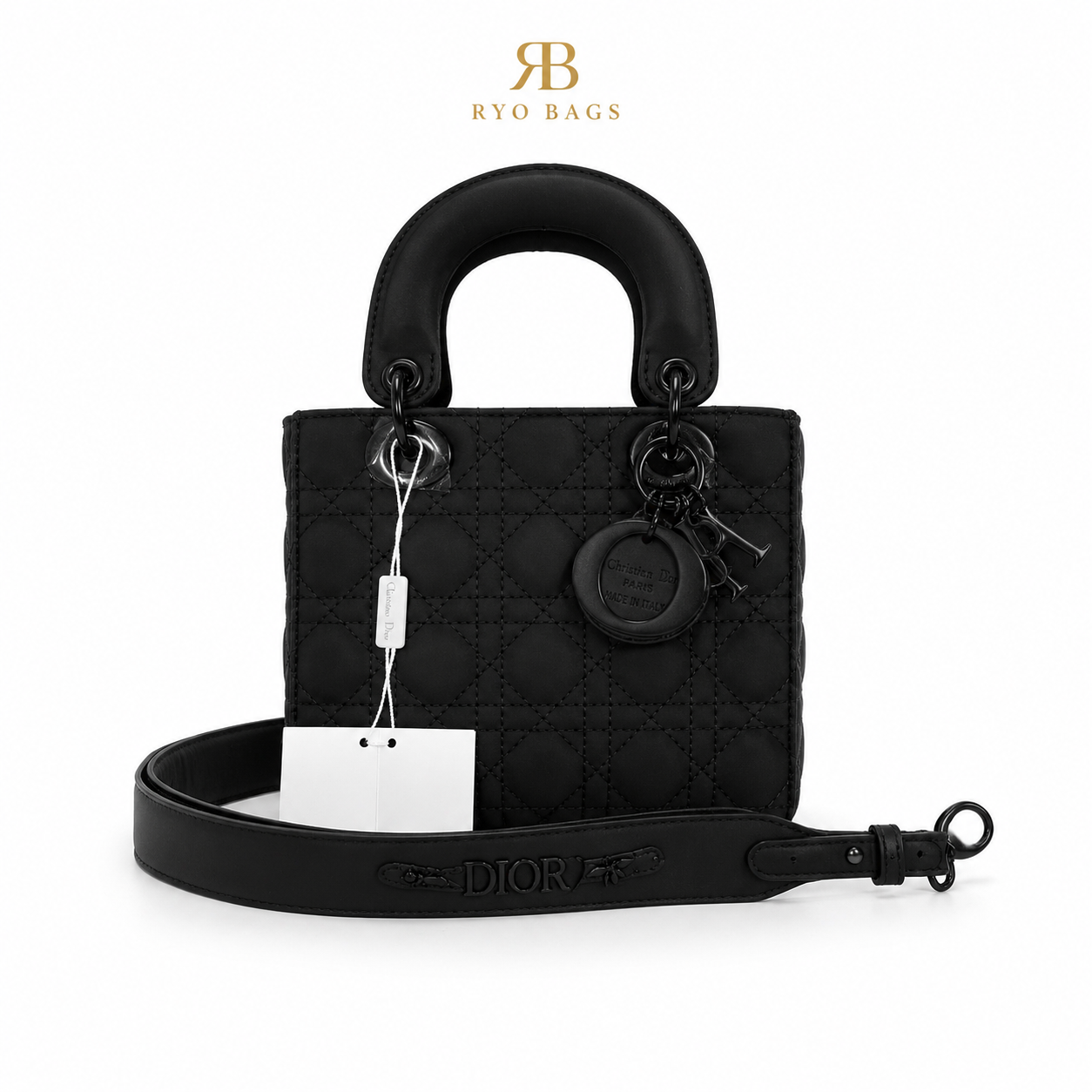 Sac Lady Dior Noir Mat