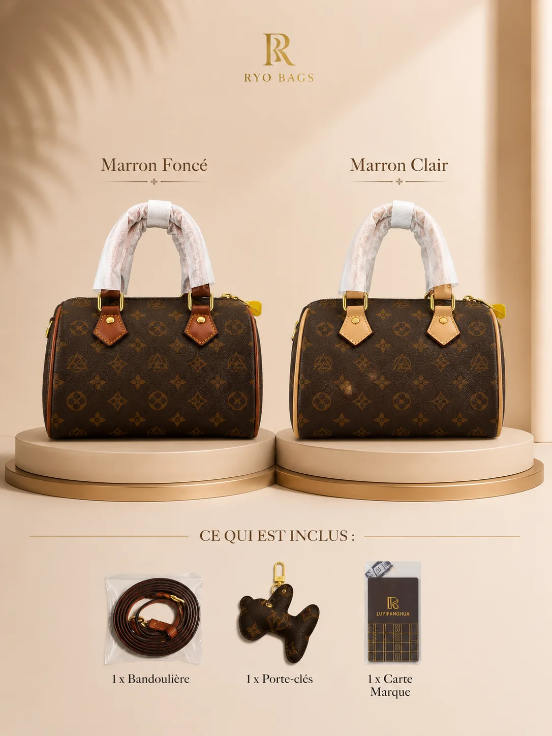 Sac Spedy Élégance Monogram Premium