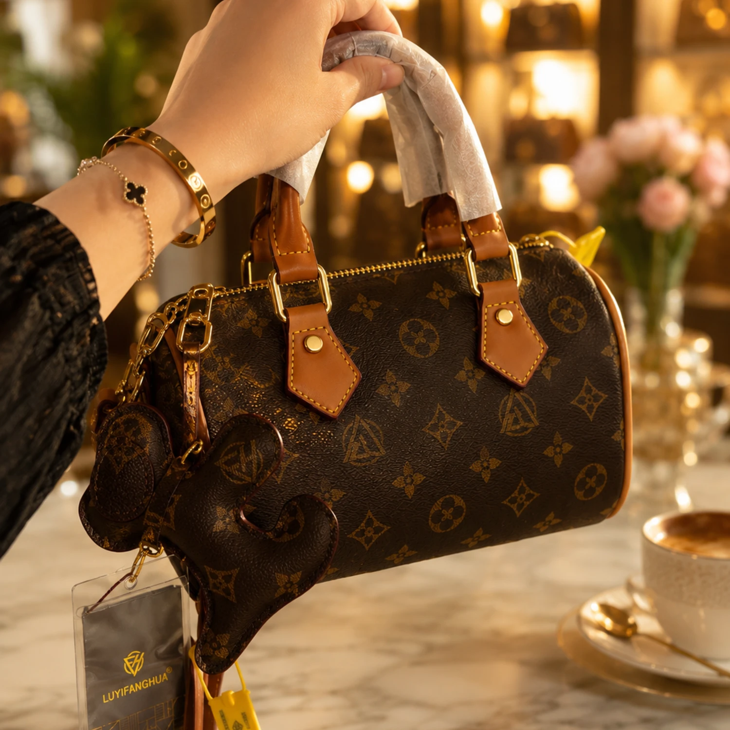 Sac Spedy Élégance Monogram Premium
