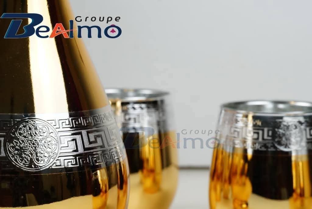 طقم تقديم الماء والعصائر الفاخر (7 قطع) – Service à eau