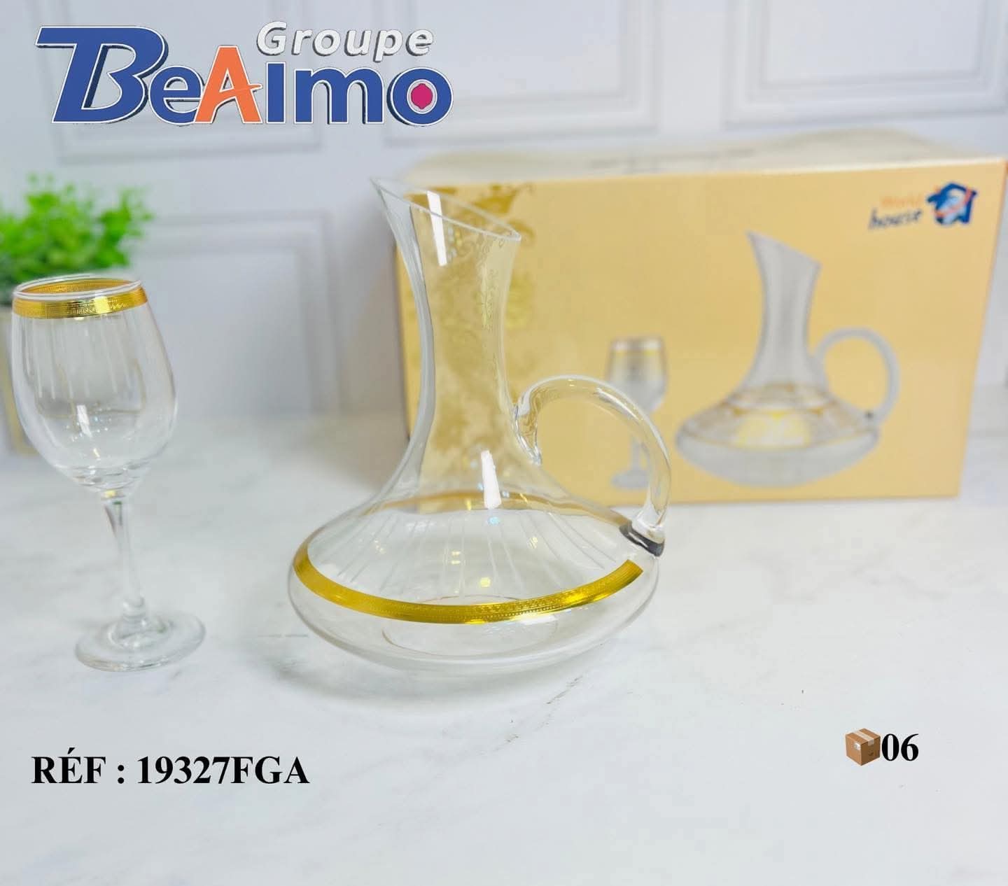 سيرفيس تقديم الماء والعصائر  (7 قطع) – Service à eau