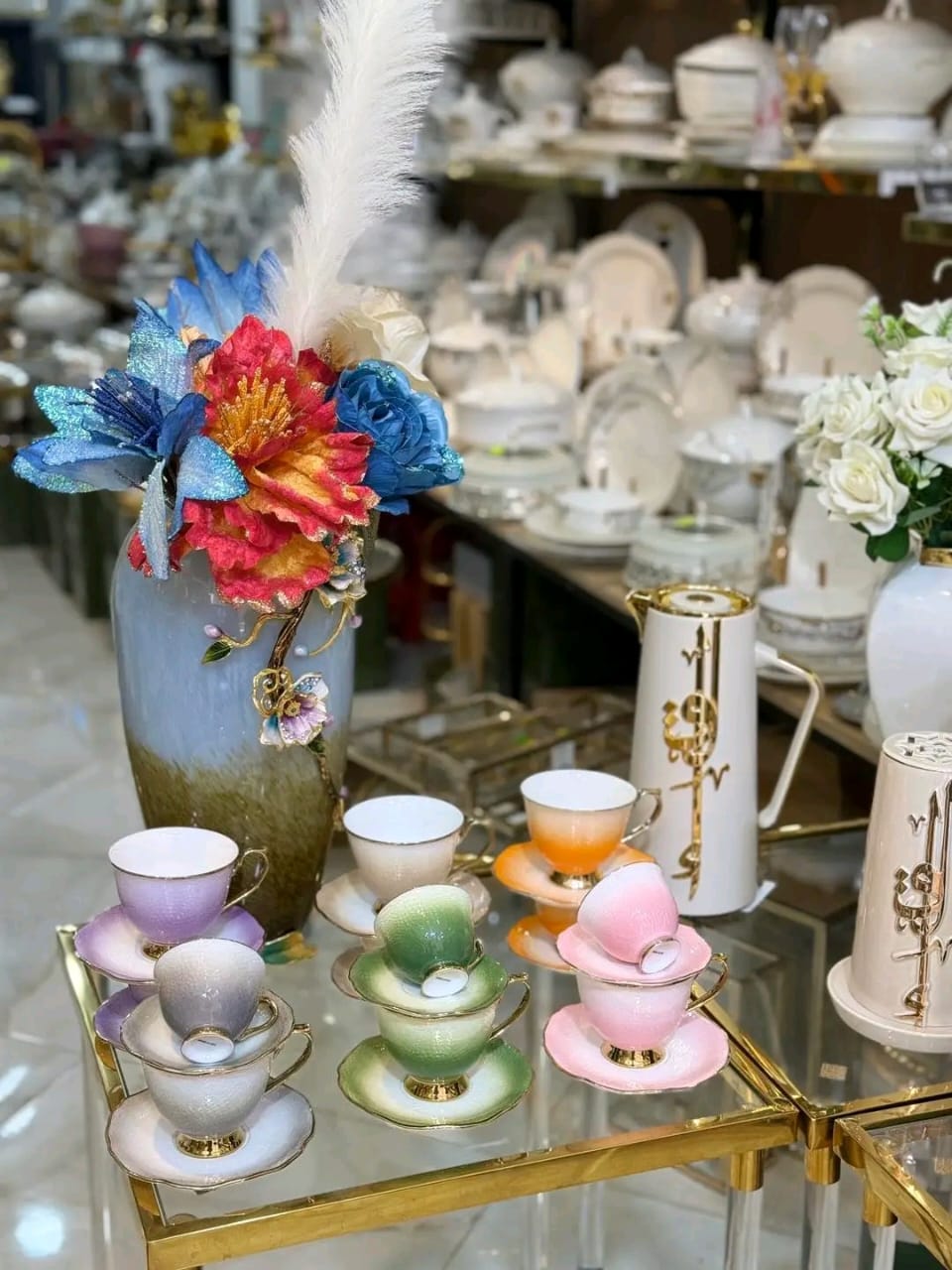 سرفيس قهوة حليب 24 قطعة- service café au lait 24 piece