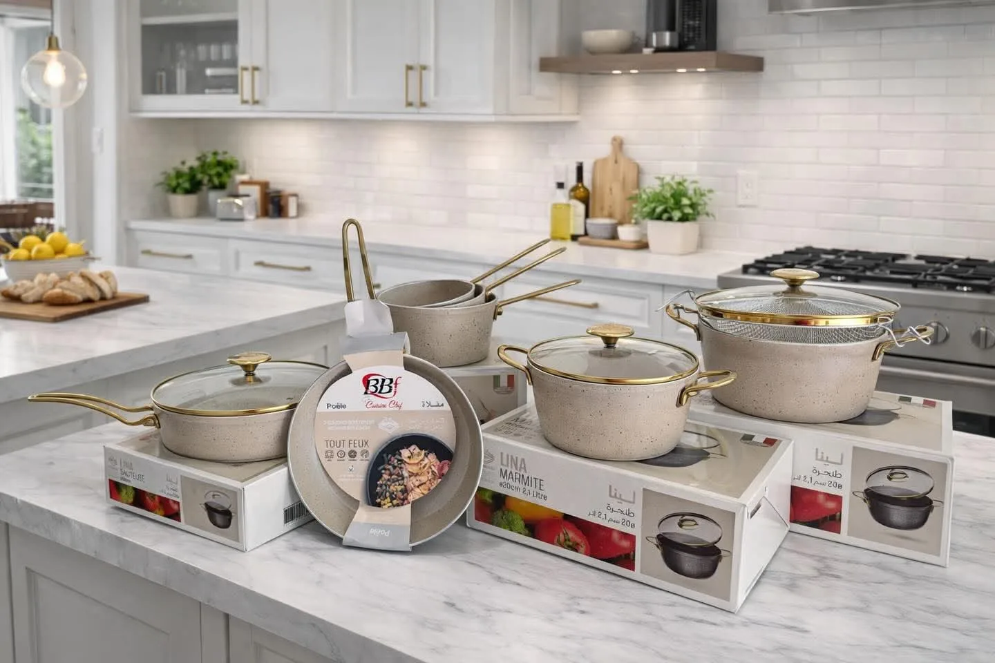 طقم أواني الطهي Batterie de cuisine BBF - Lina