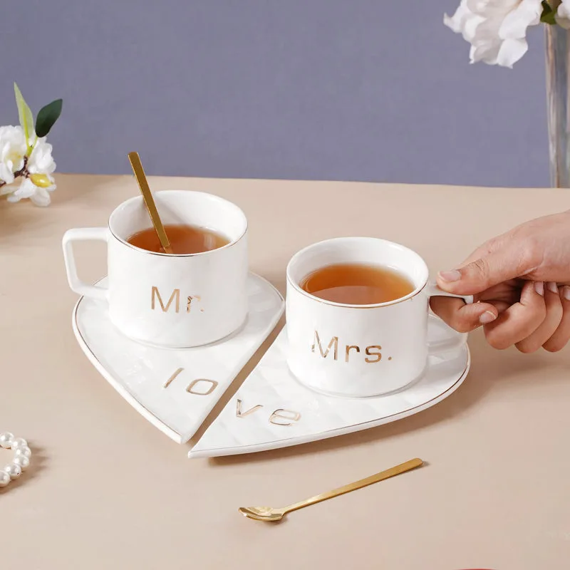 طقم أكواب السيراميك (6 قطع) – Cup Set couple