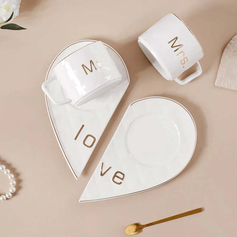 طقم أكواب السيراميك (6 قطع) – Cup Set couple