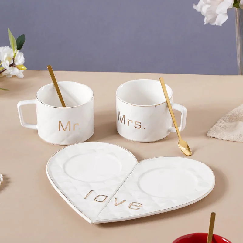 طقم أكواب السيراميك (6 قطع) – Cup Set couple