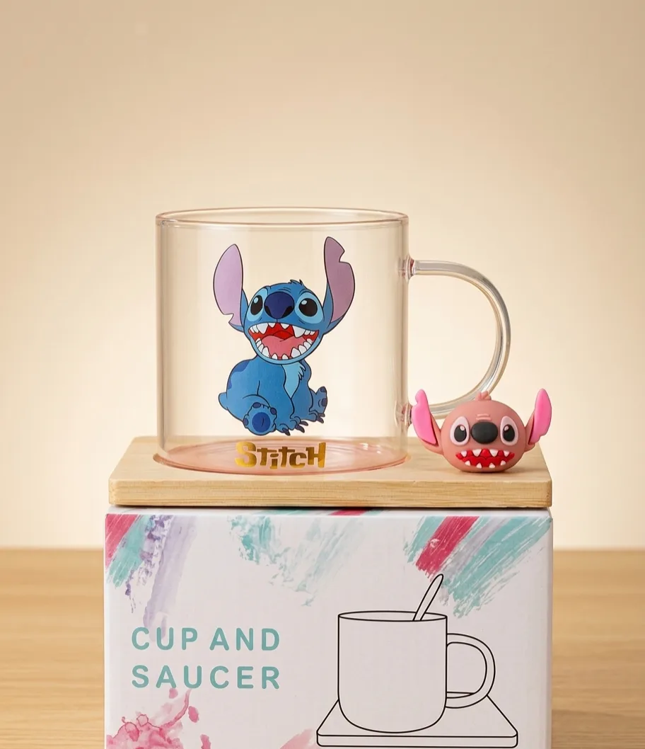 طقم "ستيتش" الزجاجي - Cup Set Stitch
