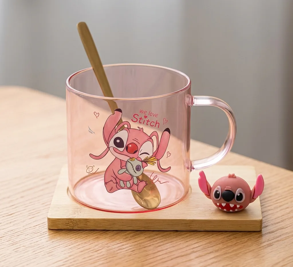 طقم "ستيتش" الزجاجي - Cup Set Stitch