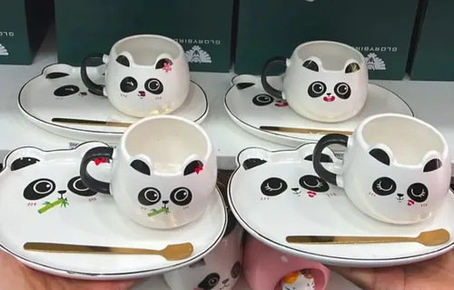 كوب الباندا السيراميكي - Cup Set panda