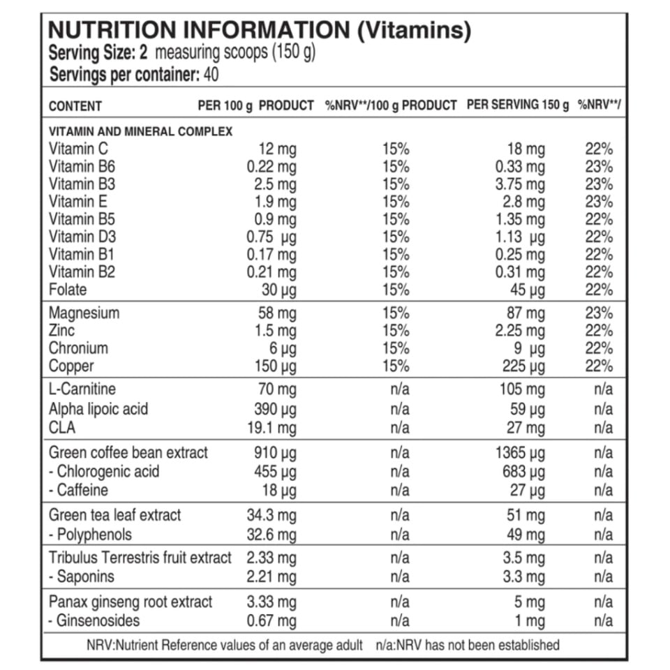 Metabolic Mass Gainer DY