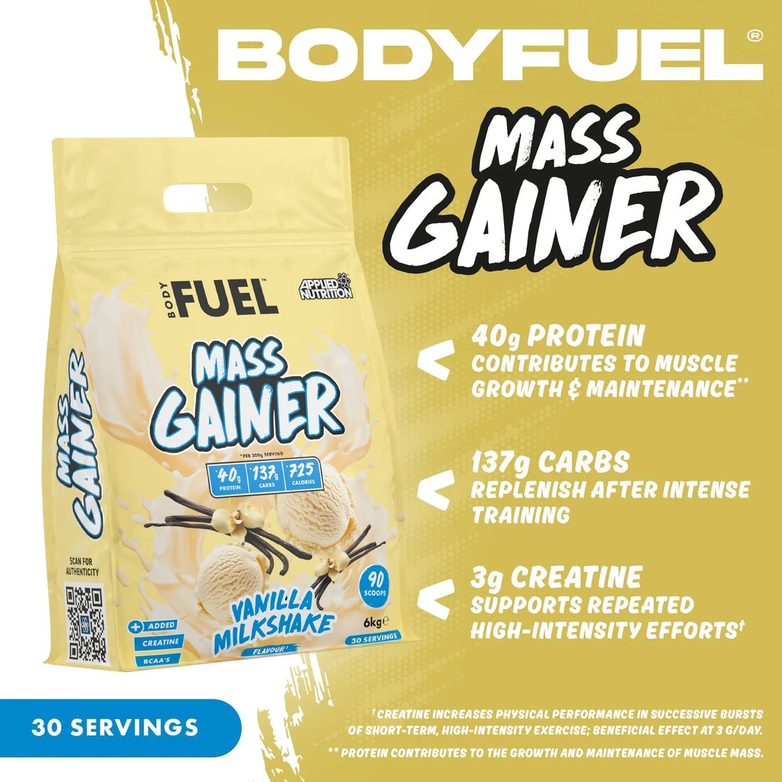 BODY FUEL MASS GAINER 6kg
