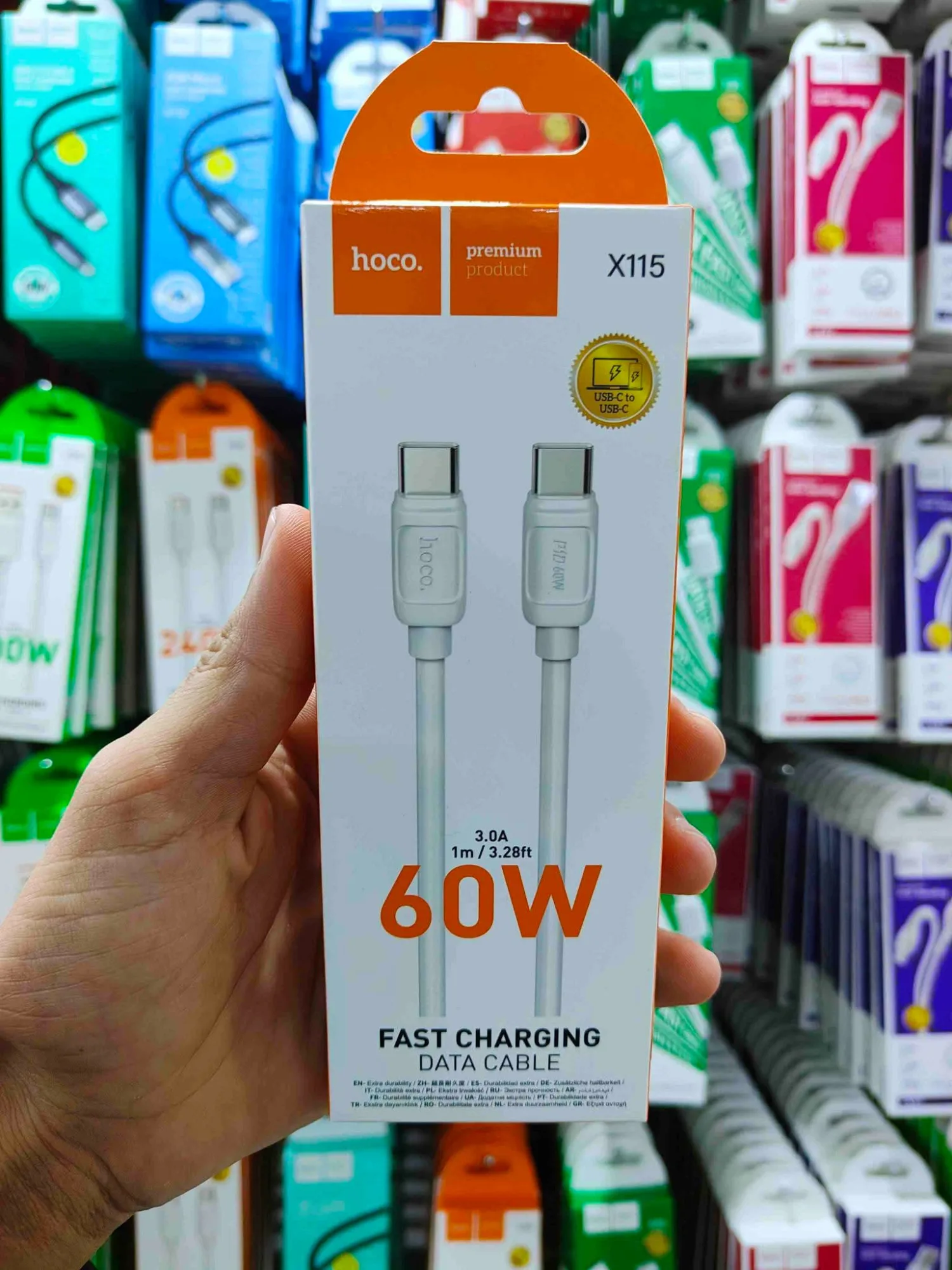 Câble Hoco x115 TC to TC (60w)