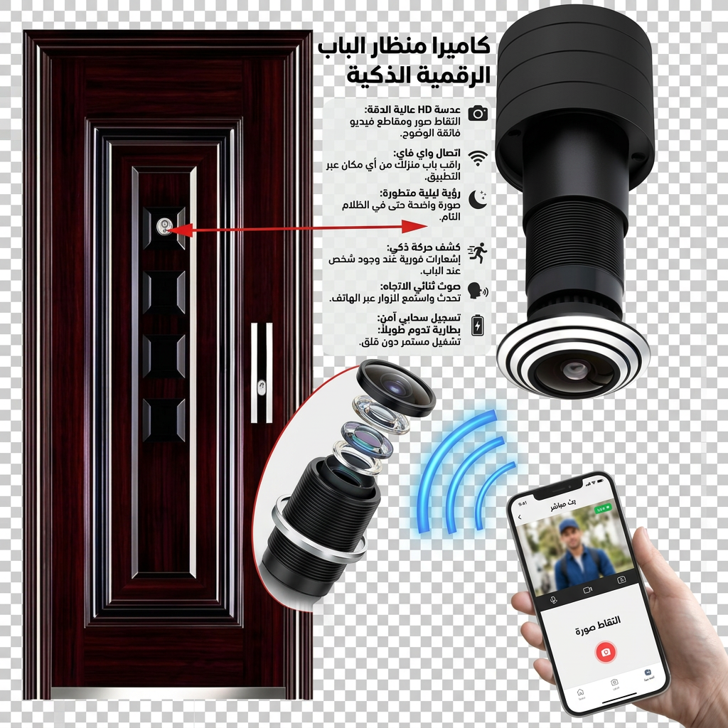 كاميرا عين الباب السحرية 💥œil de boeuf