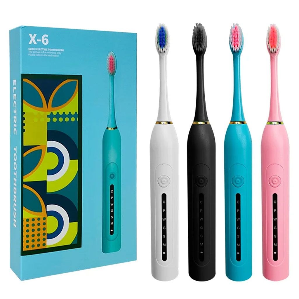 فرشاة الأسنان الكهربائية "Sonic Electric Toothbrush X-6"