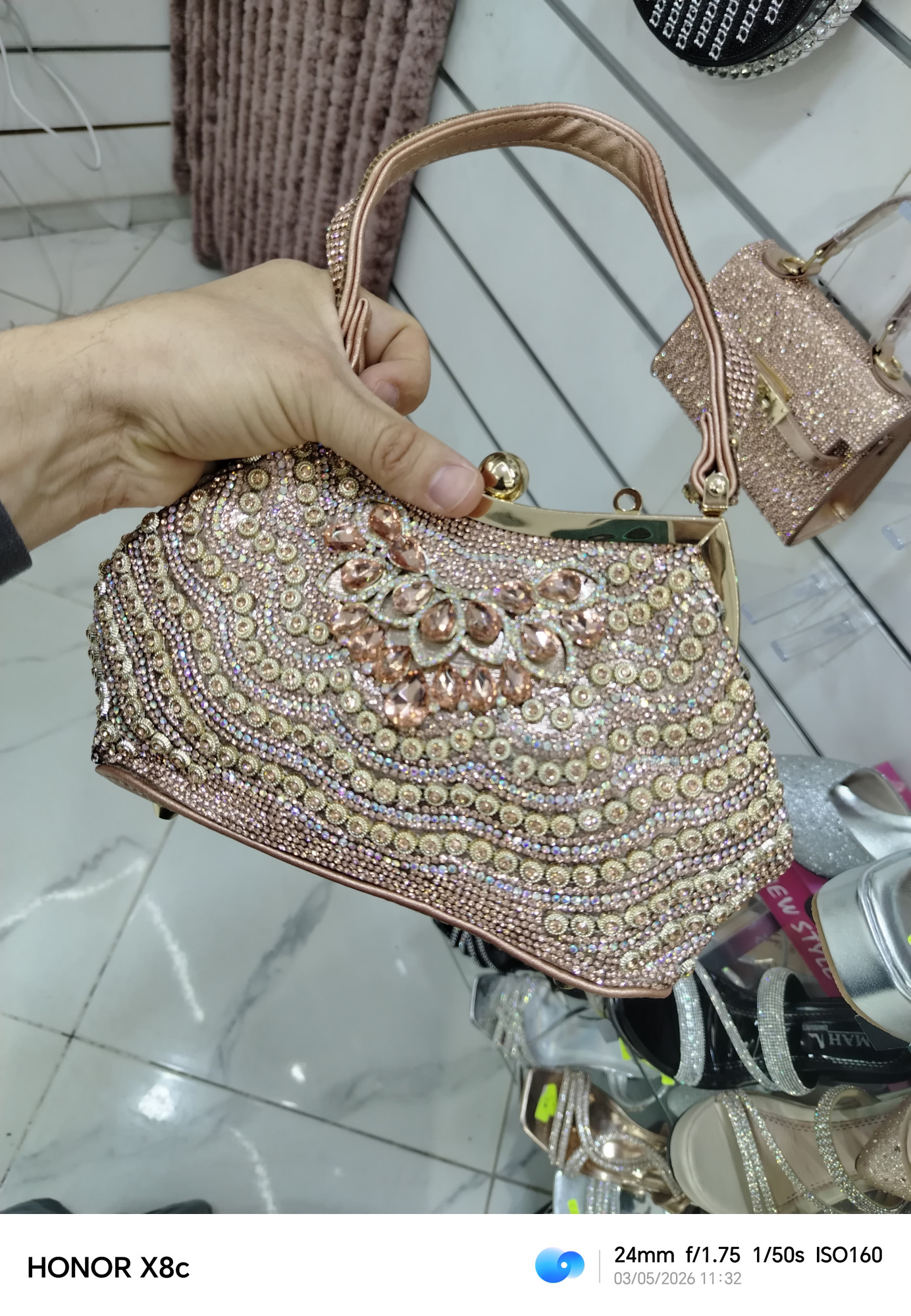 Pochette de soirée luxe