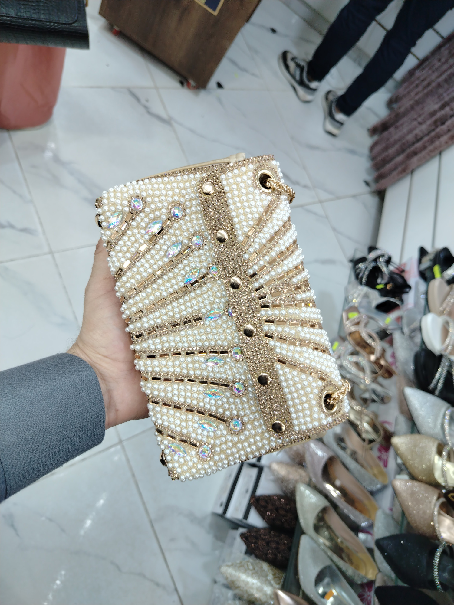 Pochette de soirée luxe
