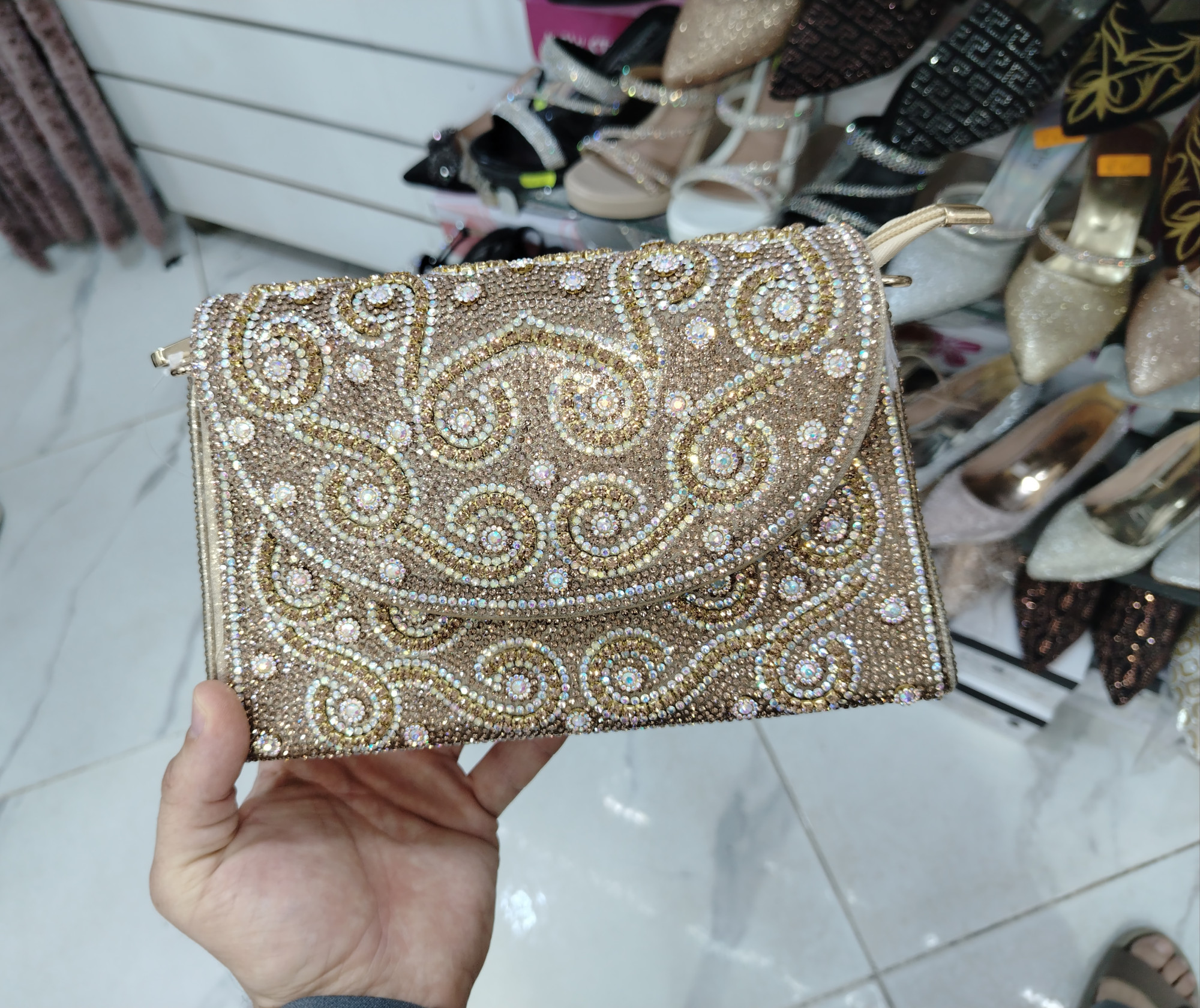 Pochette de soirée luxe