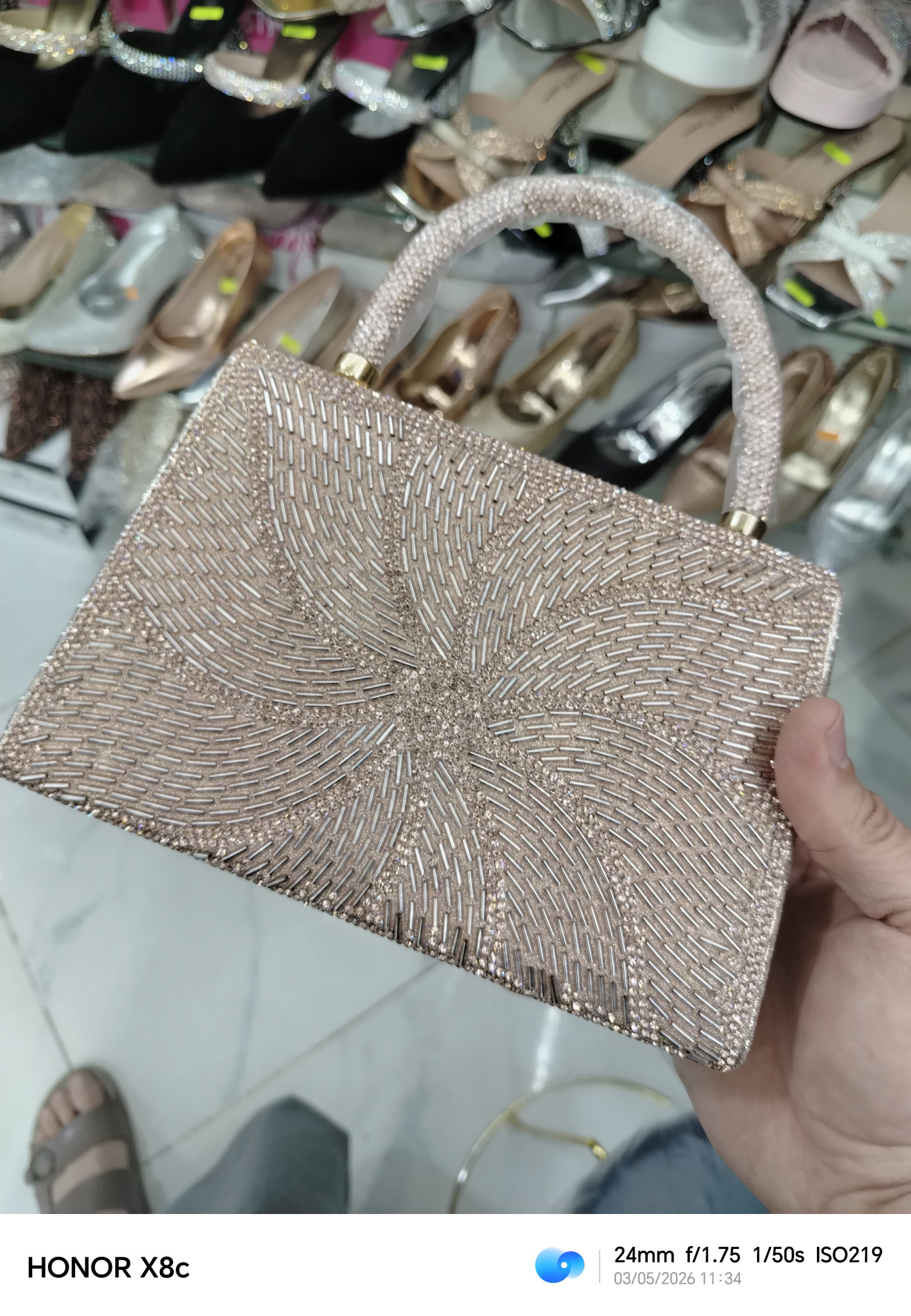 Pochette de soirée luxe