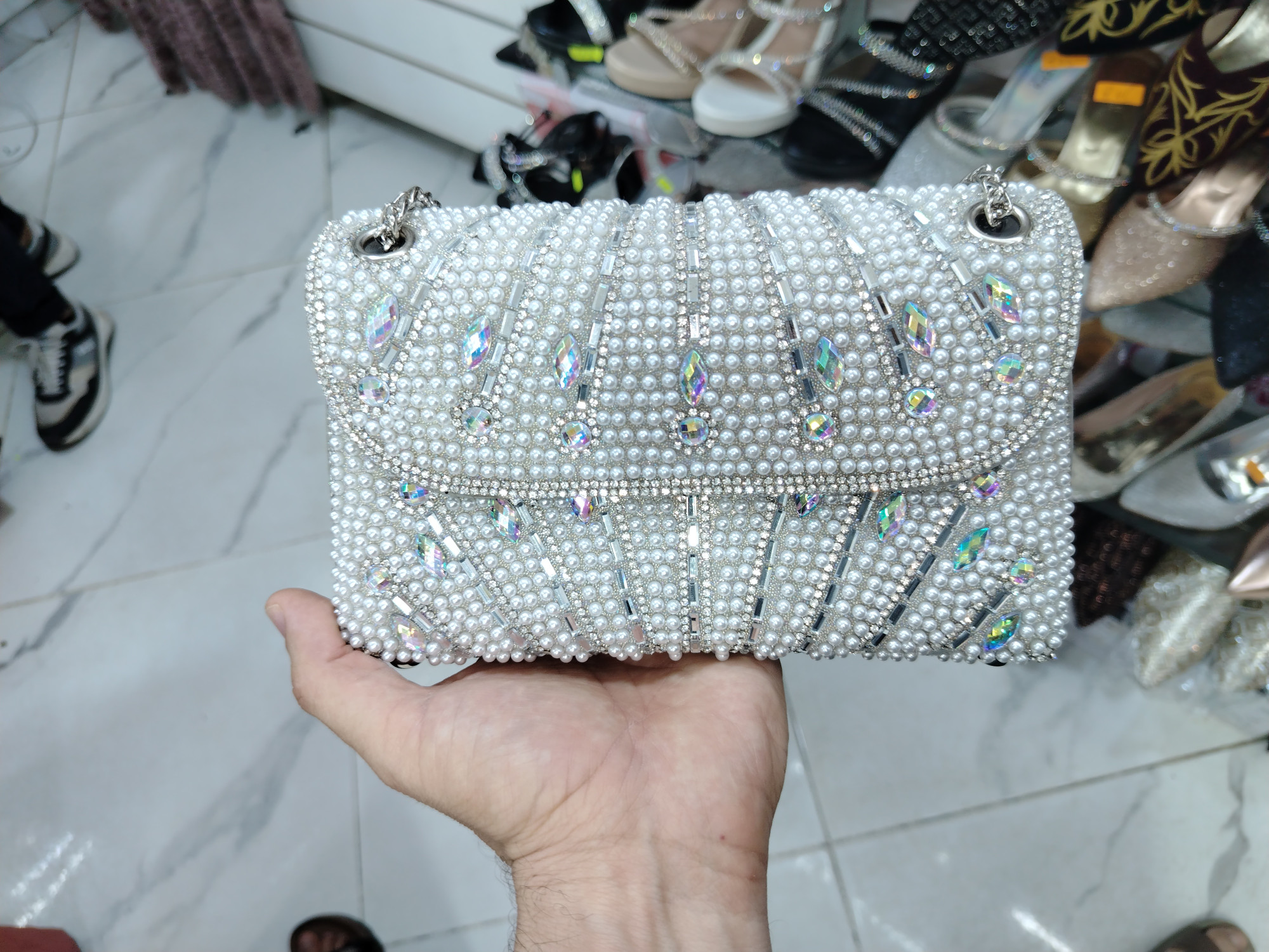 Pochette de soirée luxe