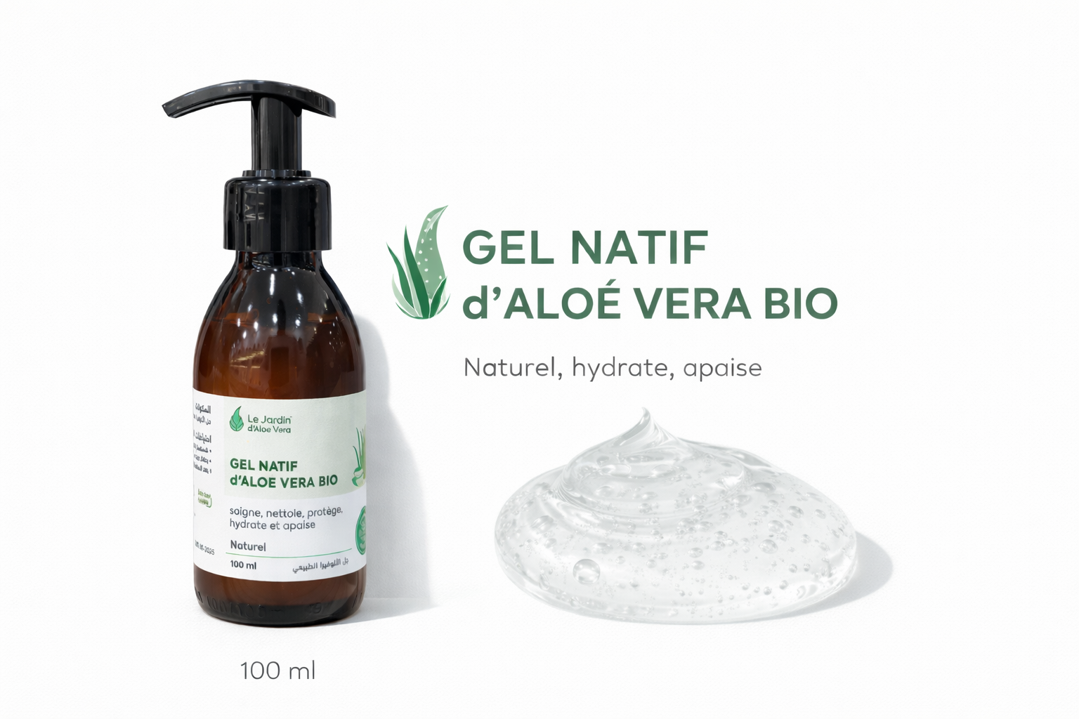 Gel natif d'Aloë Vera