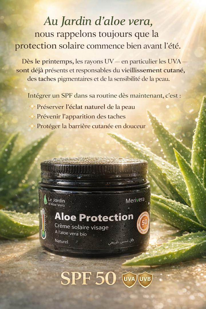 Crème Solaire Aloe Protection SPF