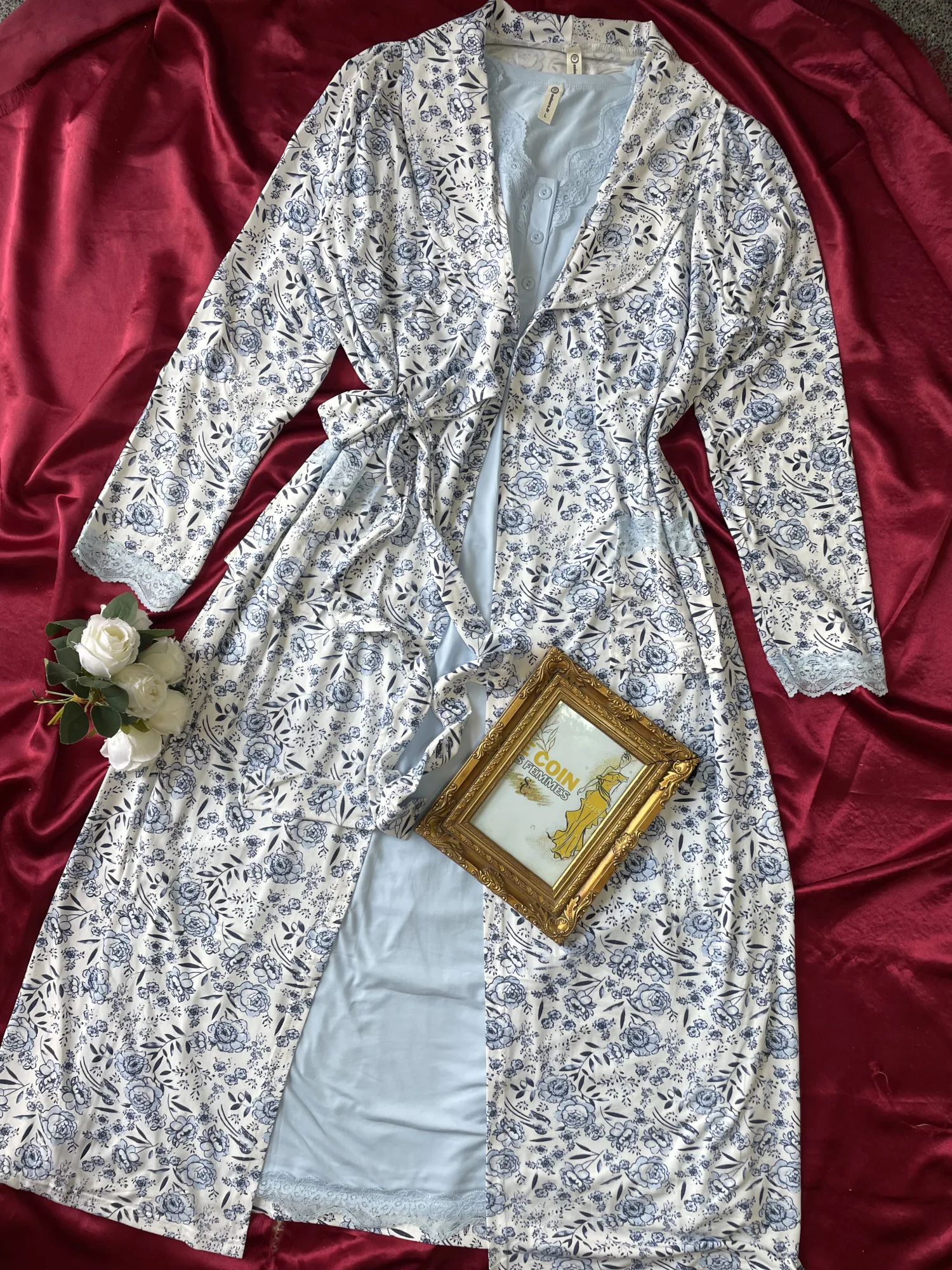 Robe kimono d’allaitement