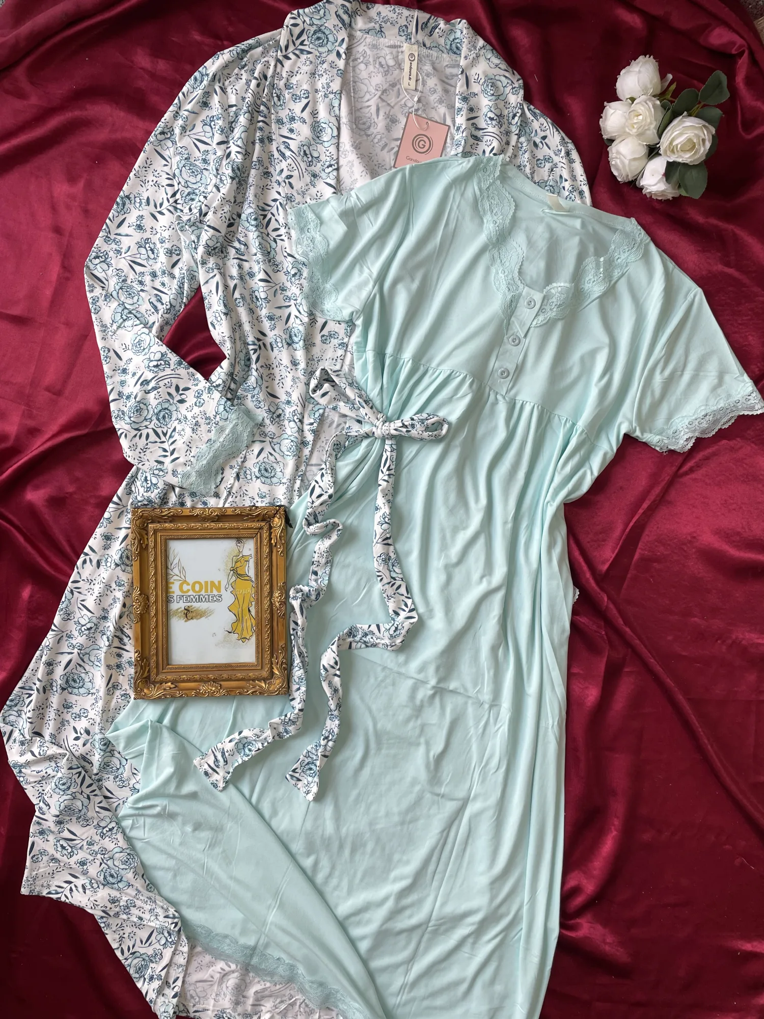 Robe kimono d’allaitement