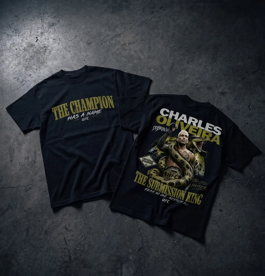 Charles oliveira tshirt 4