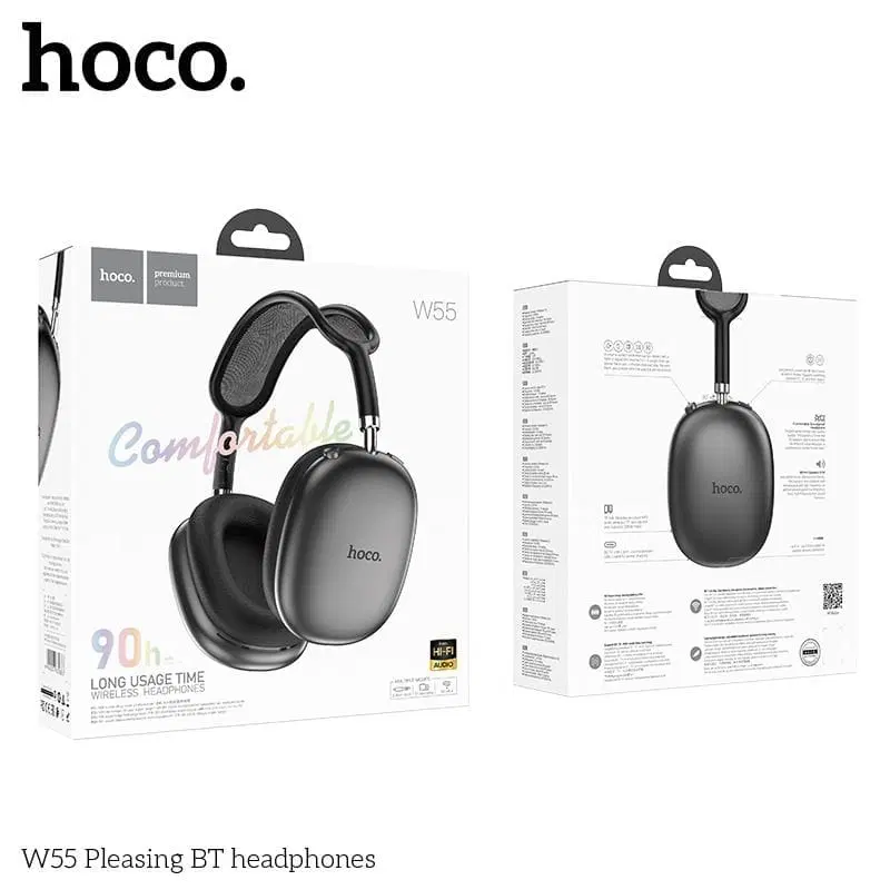 🎧 السماعة الرائعة  HOCO W55 Wireless Headphones