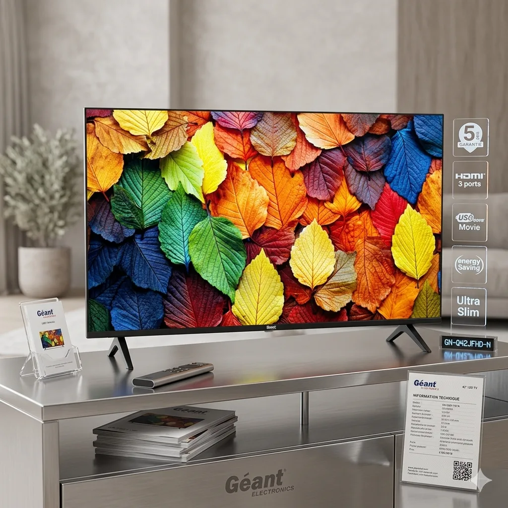 Télévision 42 pouce smart  géant