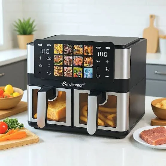 *قلاية هوائية مزدوجة Multismart MS-AF6108**