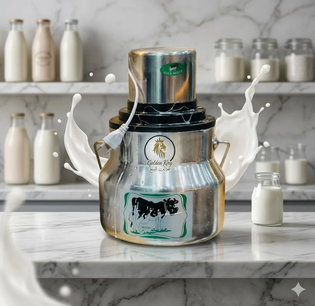 مخاضة لبن Golden King 3L 5L 7L | خضّارة الحليب لصناعة الزبدة الطبيعية بسهولة وقوة عالية | Milk Churn Butter Maker