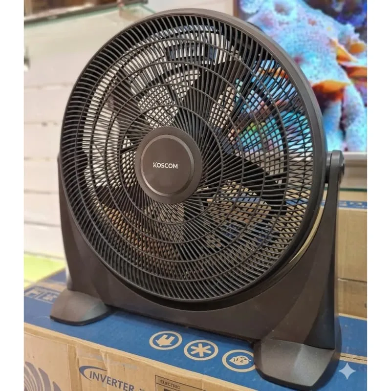مروحة Koscom Box Fan 20 بوصة قوية وهادئة | Ventilateur Koscom 20 Pouces 3 Vitesses
