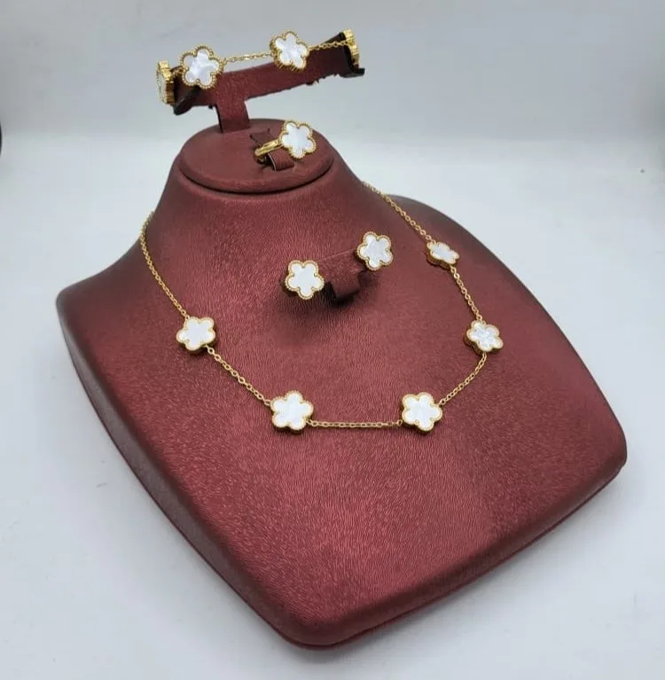 Parure Van Cleef acier inoxydable