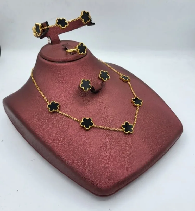 Parure Van Cleef acier inoxydable