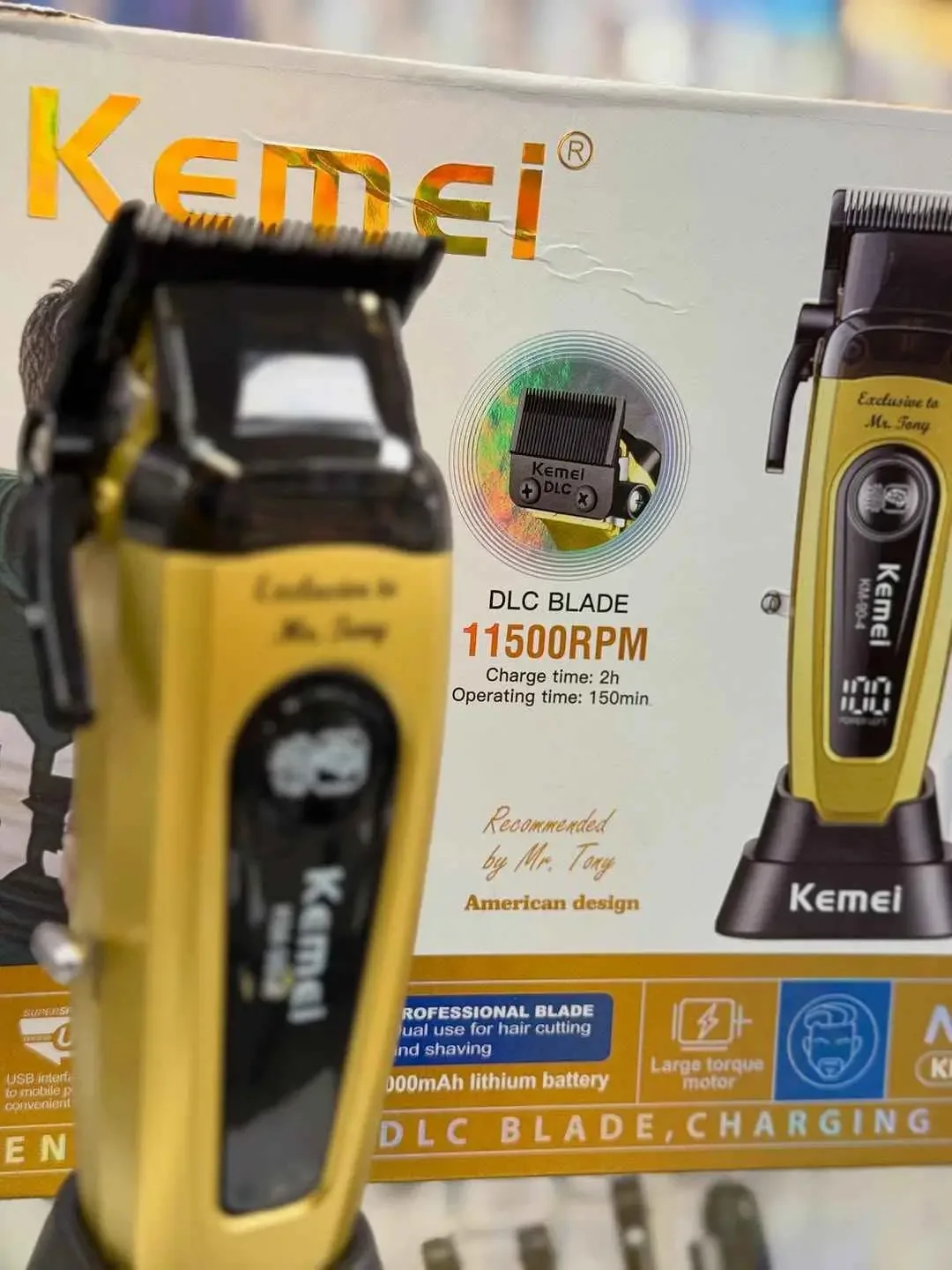 Tondeuse kemei km90-4
