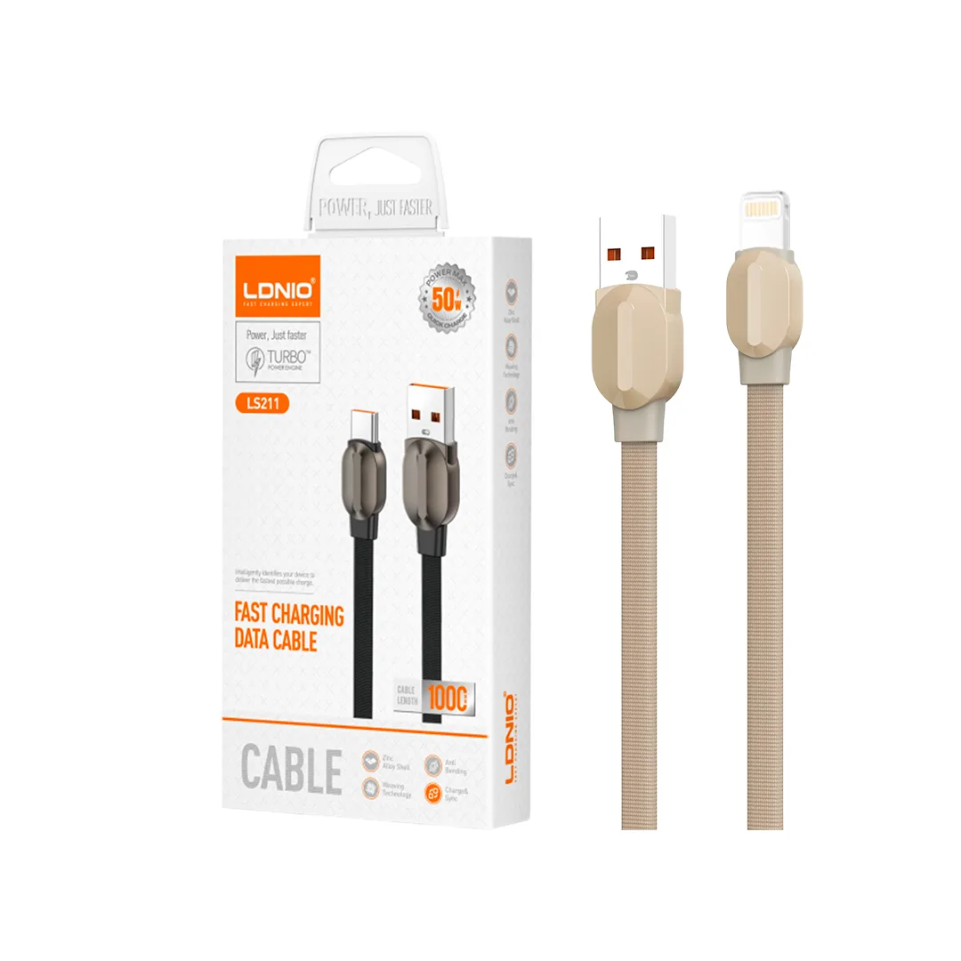 Ldnio Ls211e 30W Versatile 30W USB Data Cable for Type-C, Micro, Lightning